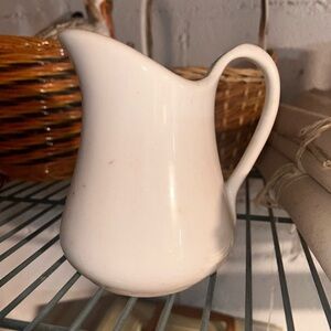 Elegant Cream Ceramic Pitcher